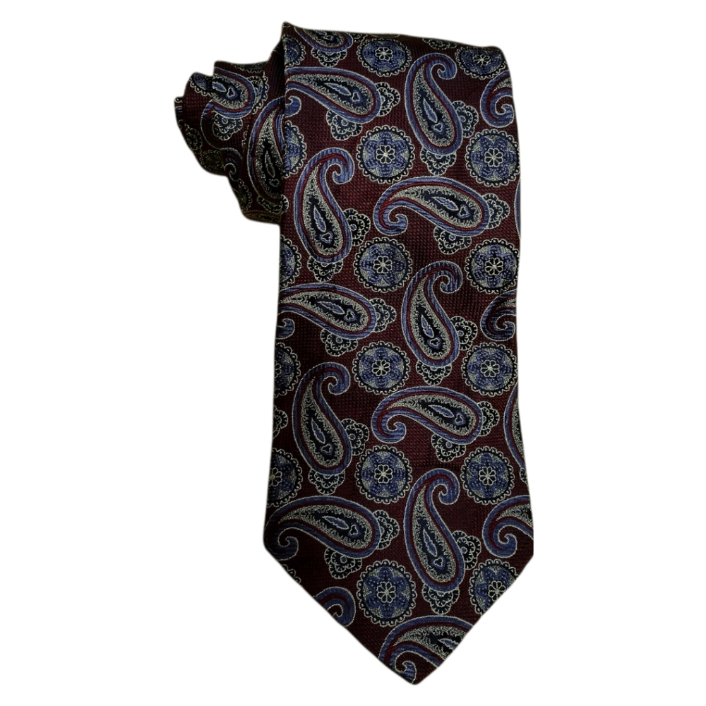 Harry Rosen Silk Paisley Neck Tie 60" x 3.5" T199
